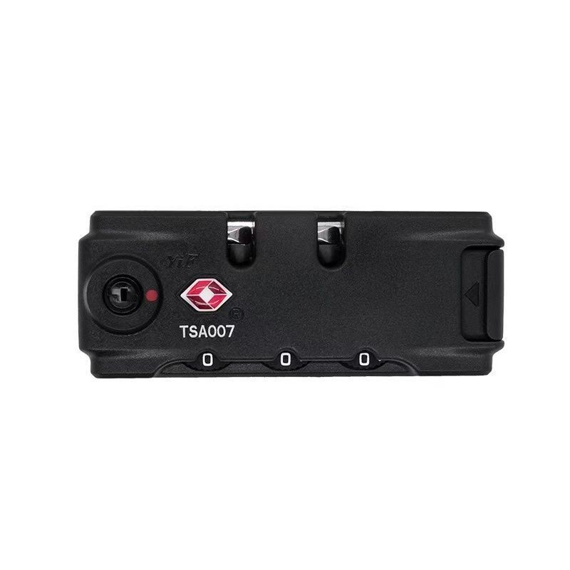 ล็อคกระเป๋าเดินทาง TSA007 Series Customs Fix Lock สีดํา Customs Secret Lock tsa Customs Lock
