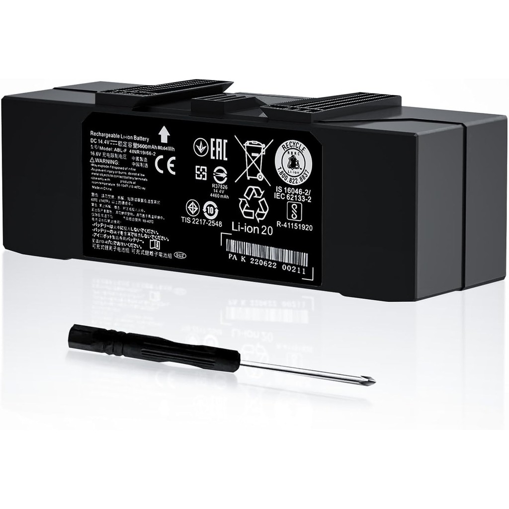 5600mAh ABL F สําหรับ irobot แบตเตอรี่ทดแทนสําหรับ irobot roomba e5 e6 i3 i6 i8