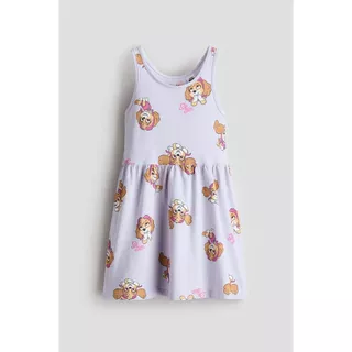 H&M(เอชแอนด์เอ็ม) ชุดเดรสผ้าฝ้ายพิมพ์ลาย เด็กผู้หญิง 1154543_22