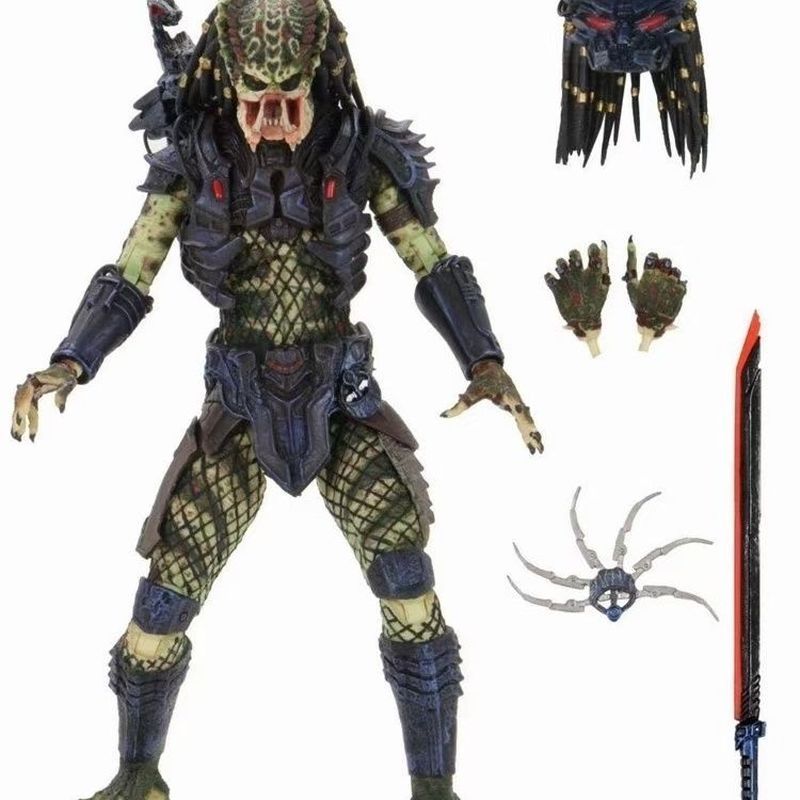 NECA Predator P2 Box Deluxe Edition Lost Predator Relost Mask Head แกะสลัก LED Luminous