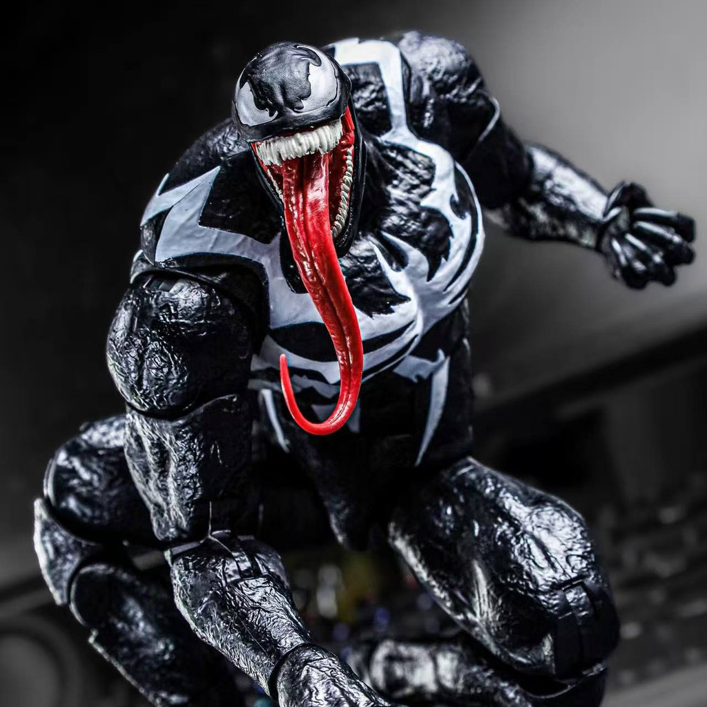 [Marvel] อะนิเมะ/ผลิตภัณฑ์ภาพยนตร์ Hasbro Marvel legends Big Venom Game Marvels Spider-Man 2 Venom Boxed Hands-on Model Decorative Creative Gift Doll รูปปั้น
