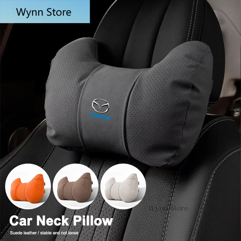 ใหม่รถ Headrest Lumbar Rest เบาะคอสนับสนุนคอหมอนสําหรับ Mazda 2 3 5 6 CX-3 CX-60 CX-90 CX-70 CX-7 RX