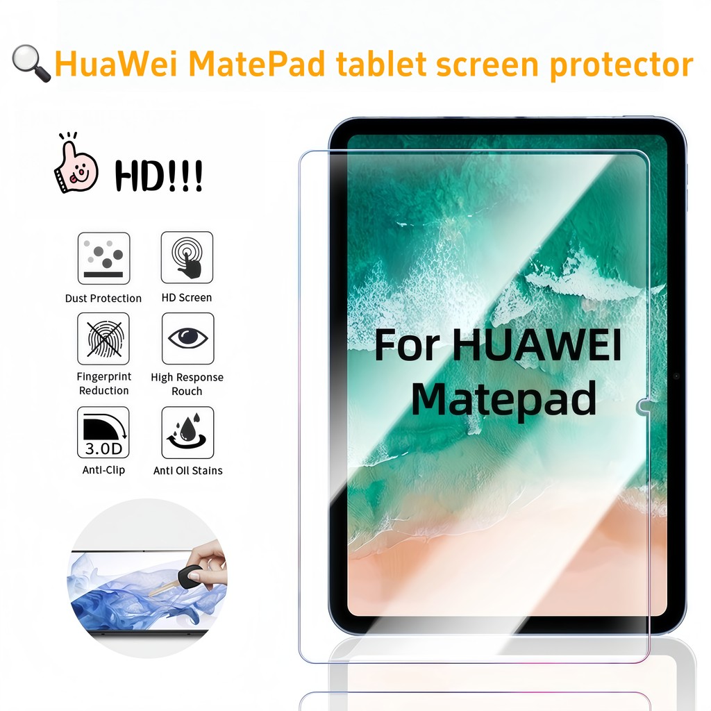 สําหรับกระจกนิรภัย HUAWEI สําหรับ Huawei MatePad SE 11 นิ้ว MatePad Air 11.5"