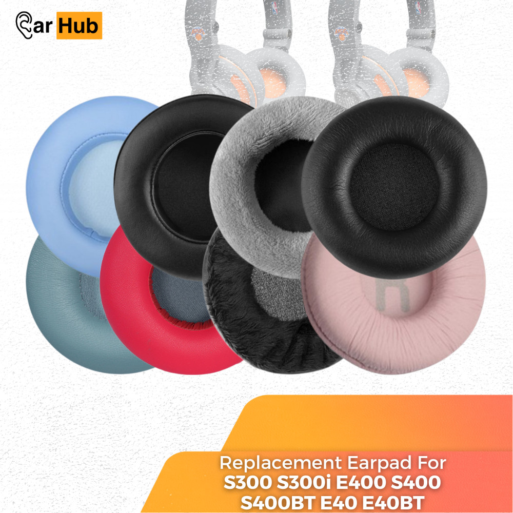 Earpad แผ่นรองหูฟังแผ่นรองหูฟัง S300 S300i E400 S400 S400BT E40 E40BT แผ่นโฟม