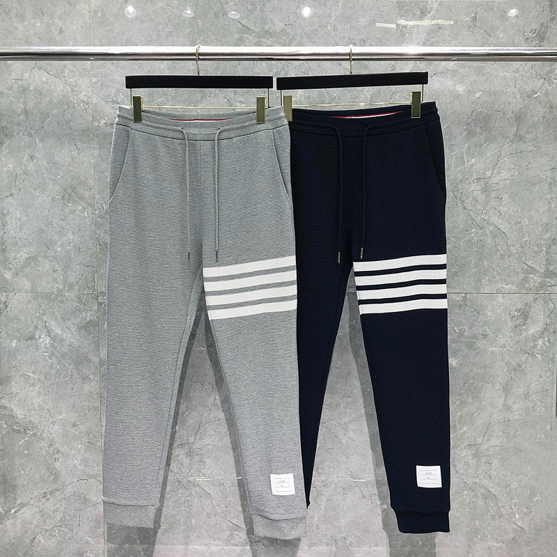 XDGA thombrowne Water ripple sweatpants, new American style four-stripe street fashion jogger pants