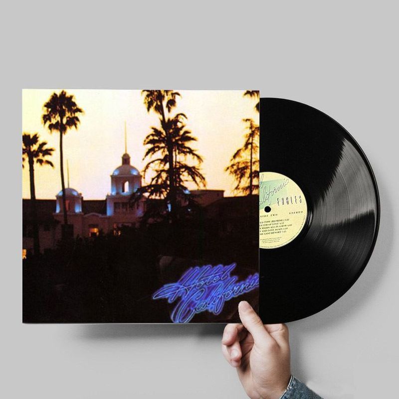 Eagles Eagles California Hotel LP แผ่นเสียงไวนิลแผ่นแผ่นเสียง 40 ซม.แผ่นเสียงของแท้/ลูกปัด 4.15