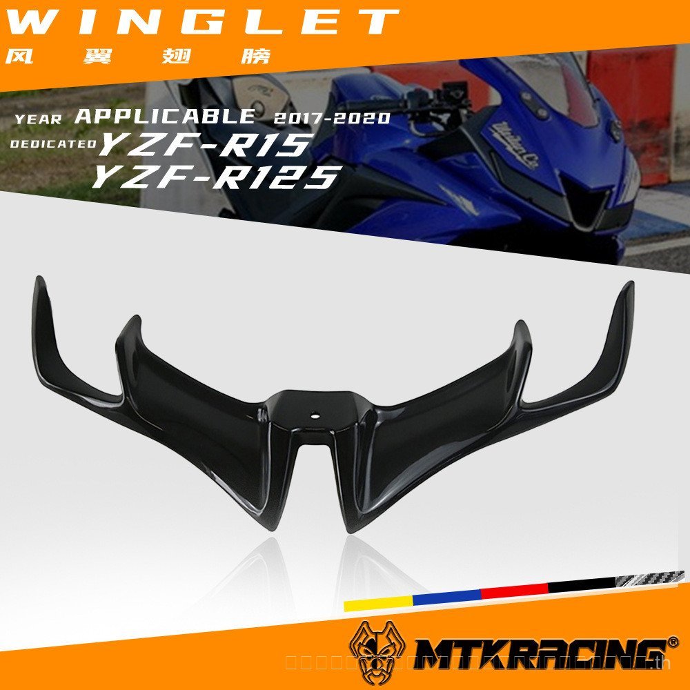 Yamaha YZF-R15 v3.0 Modified Beak ปีกลมคงที่ปีกทางเข้าลม
