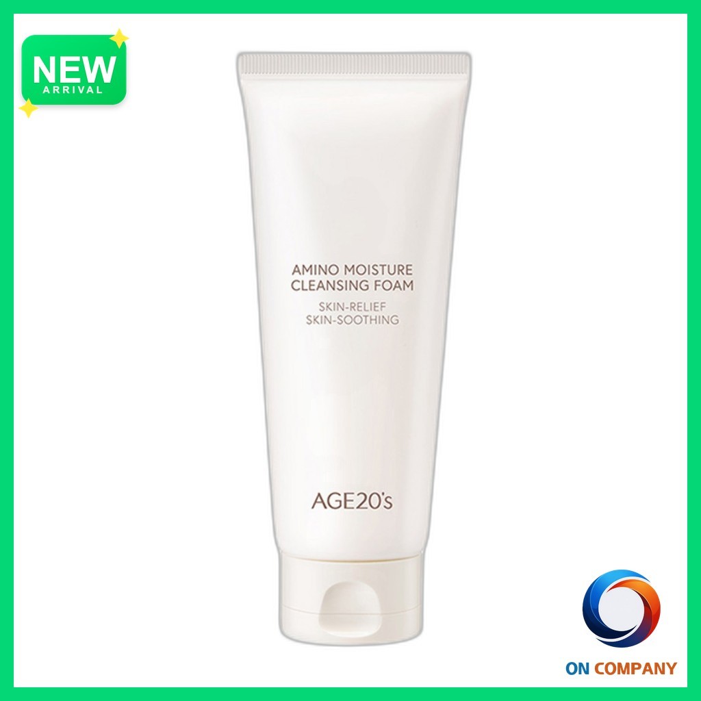 [age20s] โฟมล้างหน้า Amino Moisture 100ml, 1pc / โฟมล้างหน้าเกาหลี / สูตรกรดอะมิโน by ON_COMPANAY