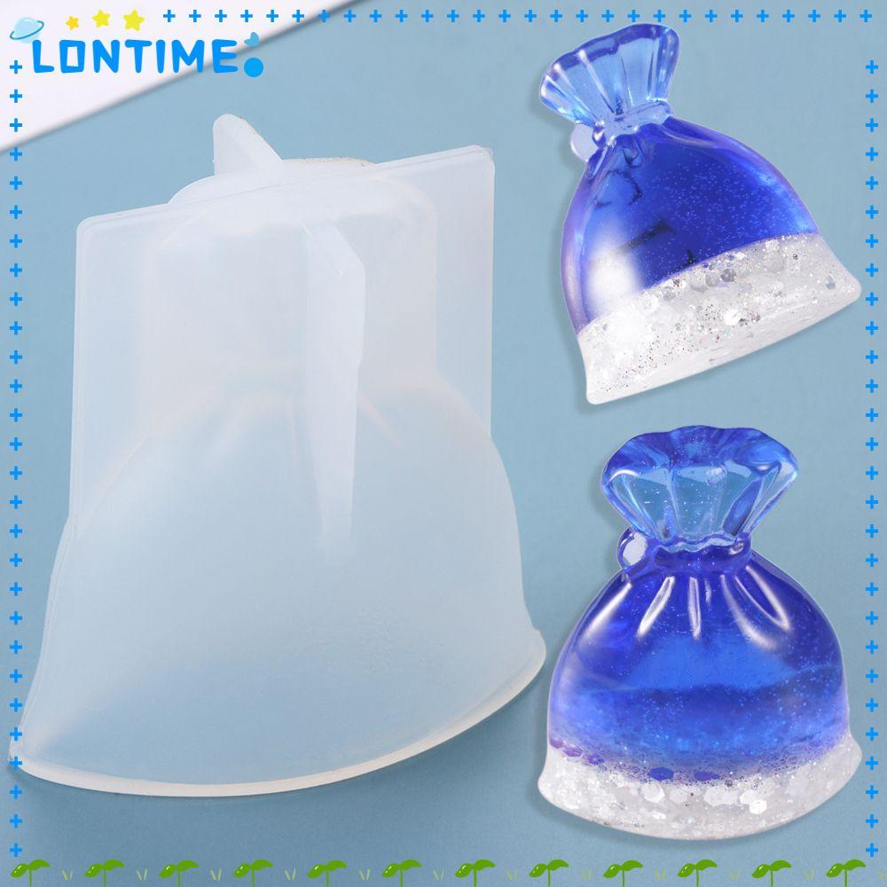 LONTIME คริสตัลเรซิ่นแม่พิมพ์กระเป๋าตกแต่ง DIY craft เครื่องประดับทําเครื่องมือเครื่องประดับซิลิโคน Mould