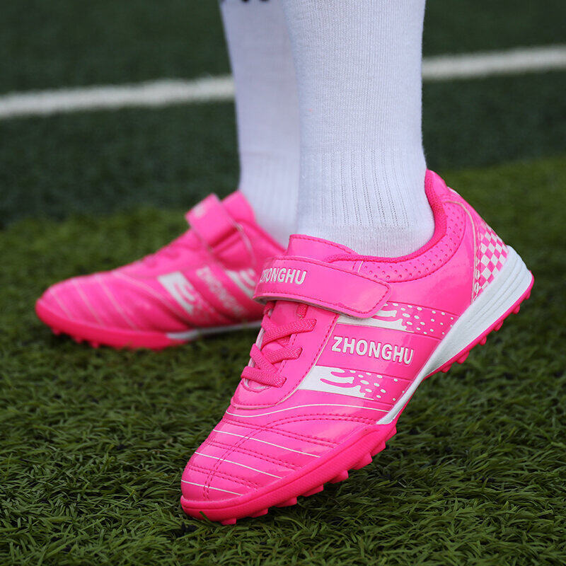 Kids Soccer Shoes Boys Futsal Shoes Football Boots Soccer Sneakers Children Football Shoes Cleats Ou