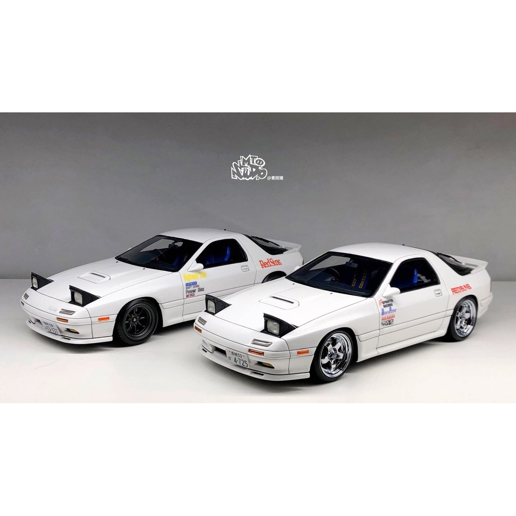Ig Initial D 1/18 Ryosuke Takahashi Fc3s ใหม่ Theatrical Version IG fc Modified Initial D Case Perfe