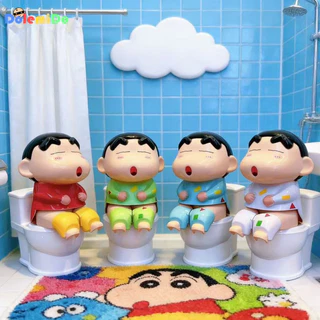 Creative สเปรย์น้ําห้องน้ํา Crayon Shin-Chan ตุ๊กตา Tricky ของเล่นตลก Decompression เครื่องประดับเดสก์ท็อปชุดนอน Crayon Shin-Chan มือ