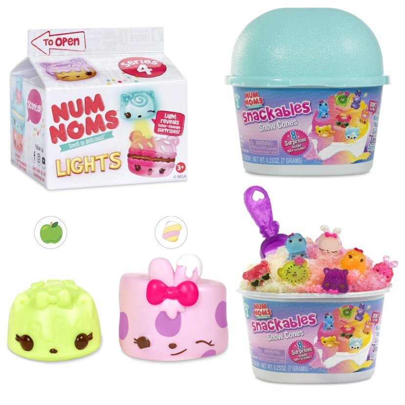 MGA ของแท้ num noms หอมเด็ก Luminous Surprise Mystery กล่อง Smoothie ขุดตุ๊กตาน่ารัก Super Healing ข