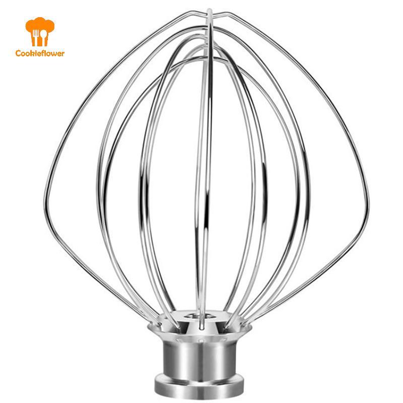 CKFR HOT K45WW 6 สาย Whip Attachment KitchenAid สําหรับ Tilt-Head Stand Mixer สําหรับห้องครัว Whisk Mixer หัวสําหรับไข่ Heavy Cream Beater