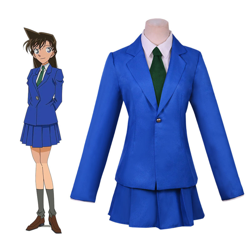 อะนิเมะนักสืบ Conan Kudo Shinichi Conan Koran High School ชุดคอสเพลย์เครื่องแต่งกายนักสืบ Conan Kudo