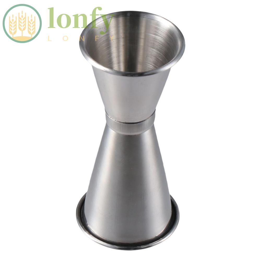 LONFY Bar วัด Jigger, OZ/ML วัดภายใน Double Didi Jigger, วัดสแตนเลส Shot ญี่ปุ่น Jigger Home