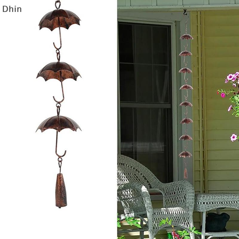 [Dhin] Rain Chain, Metal Gutter Chain Downspout, Rain Chain สําหรับรางน้ํา, Vintage Gutter Rain Chai
