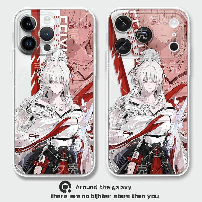 Wuthering Waves/Hyuki/Mingchao Hiyuki Stand Phone Case เหมาะสําหรับ iPhone/gojr