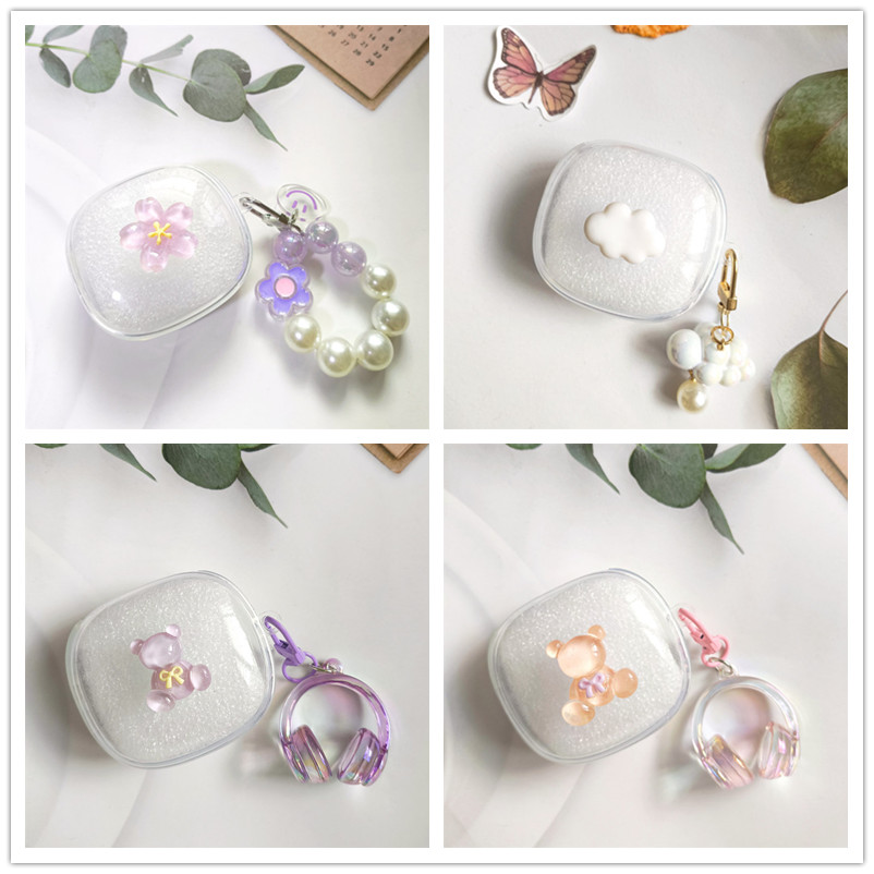 สำหรับ QCY MeloBuds Pro / arc Buds Lite / AilyBuds Pro กรณีหูฟังการ์ตูนน่ารักพร้อมฝาครอบ TPU ซิลิโคน