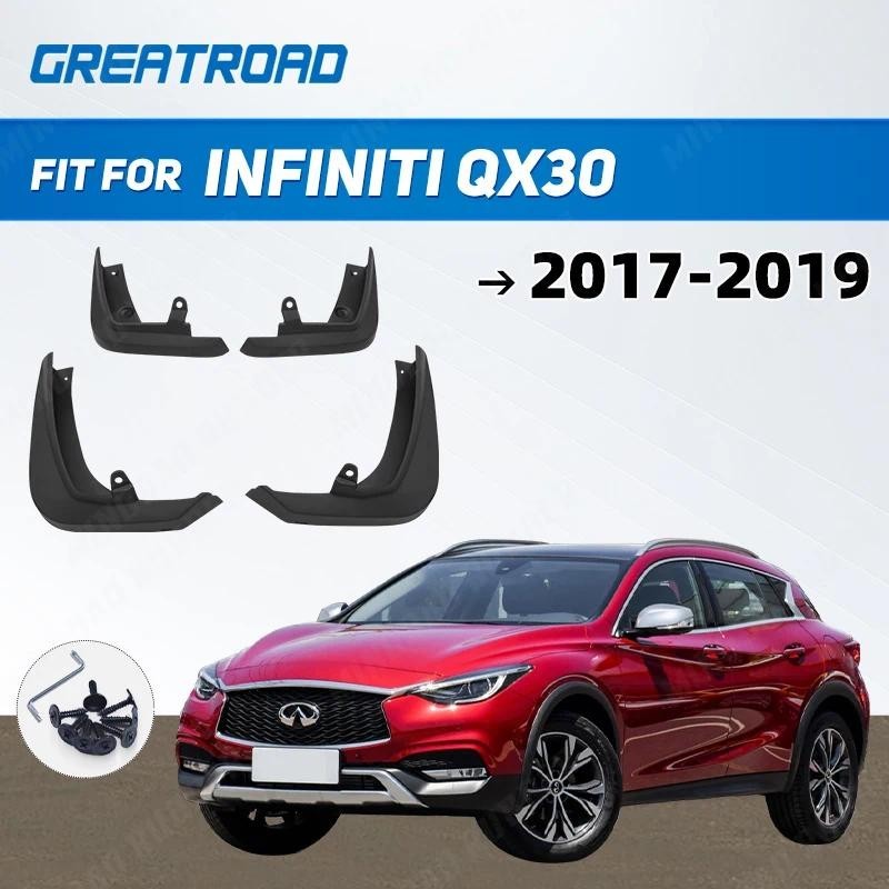 Molded รถ Mud Flaps สําหรับ Infiniti QX30 2017 2018 2019 Mudflaps Splash Guards Mud Flap Mudguards F