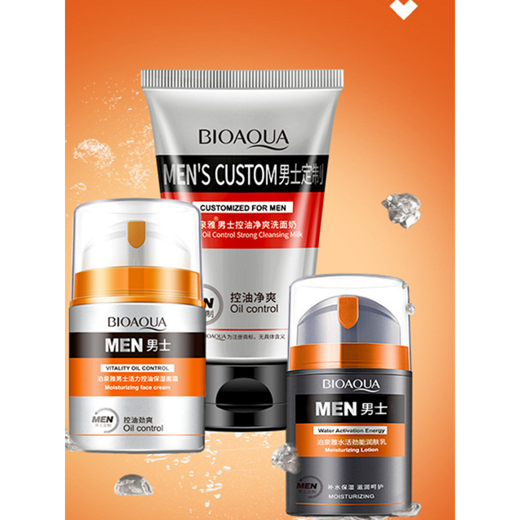 พร้อมสต็อก * Boquanya Mens Vitality Oil Control Moisturizing Cream ครีมบํารุงให้ความชุ่มชื้นรูขุมขนห