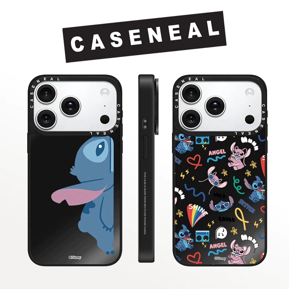 Drop proof CASENEALเคสโทรศัพท์สําหรับiPhone 17ProMax 17pro 17 air 16promax 16 15promax 15 14promax 13 13Promaxเคสแข็งน่ารักStitch 12PromaxกรณีiPhone 11คุณภาพสูง