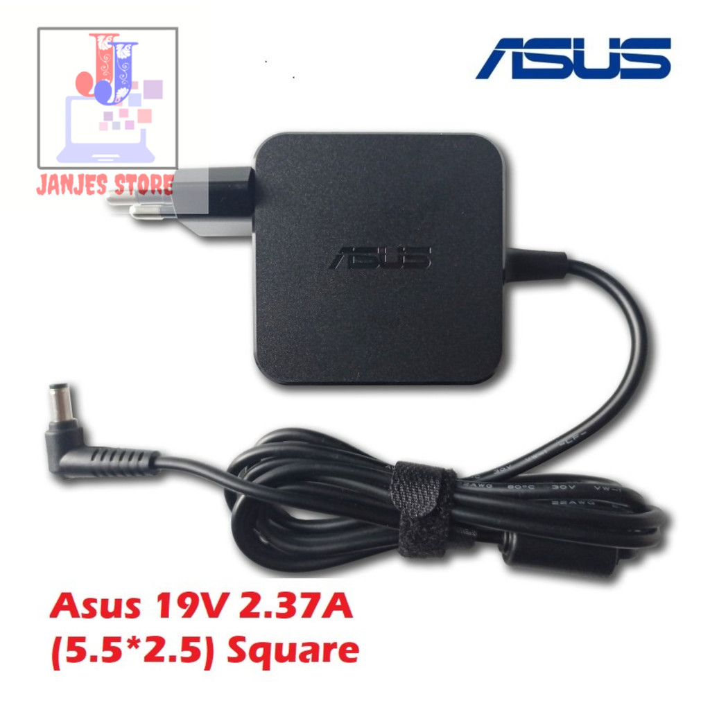 JANJES CHARGER ORIGINAL ADAPTER ASUS 19V 2.37A (5.5x2.5MM) X454Y X454W X454W X454WA X454WE X451C X45