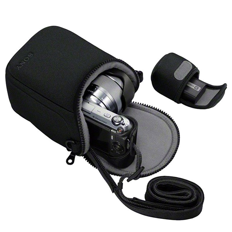 เหมาะสําหรับ Sony Micro กระเป๋ากล้องเดี่ยว A6500A5100A6000A6300A6400A6600NEX5TR Soft Case