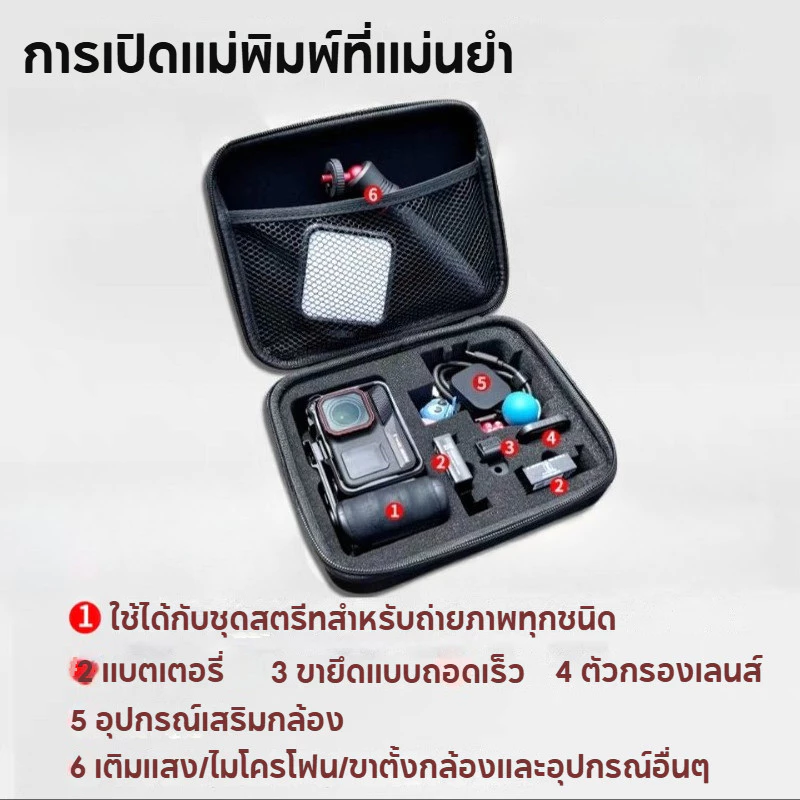 Camera Bag กระเป๋ากล้องกีฬา กระเป๋าใส่กล้อง GoPro,osmo เก็บ อุปกรณ์ไอที สำหรับผู้ตัดสินกีฬา ปกป้องกล้องกีฬา thumbnail 8