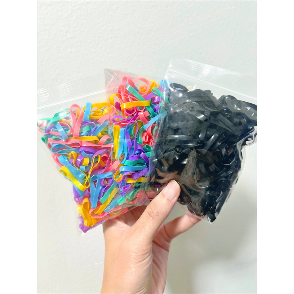 ยางมัดผม ยางรัดผม 150 - 200 เส้น เส้นใหญ่ หนา