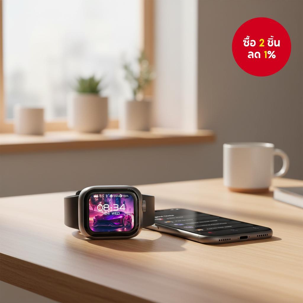 HTC NE40 หูฟังแปลภาษาพร้อมตัดเสียงรบกวน ANC รองรับ 134 ภาษา หน้าจอสัมผัส LED กันน้ํา