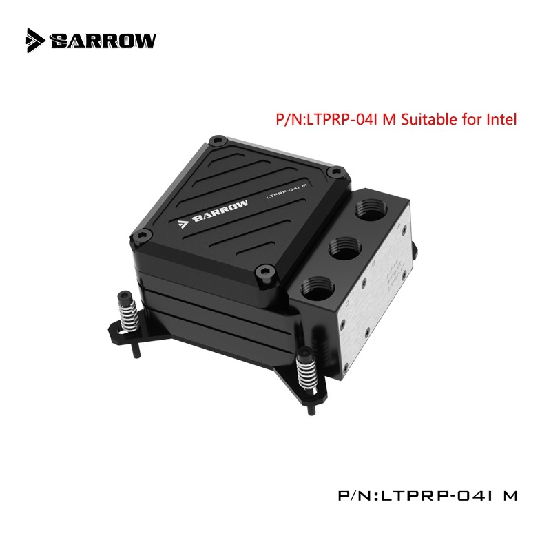Barrow POM 10W PWM ปั๊มน้ํา + CPU Block Combo ใช้สําหรับ INTEL 1700 1200 115X X99 2011 Water cooling
