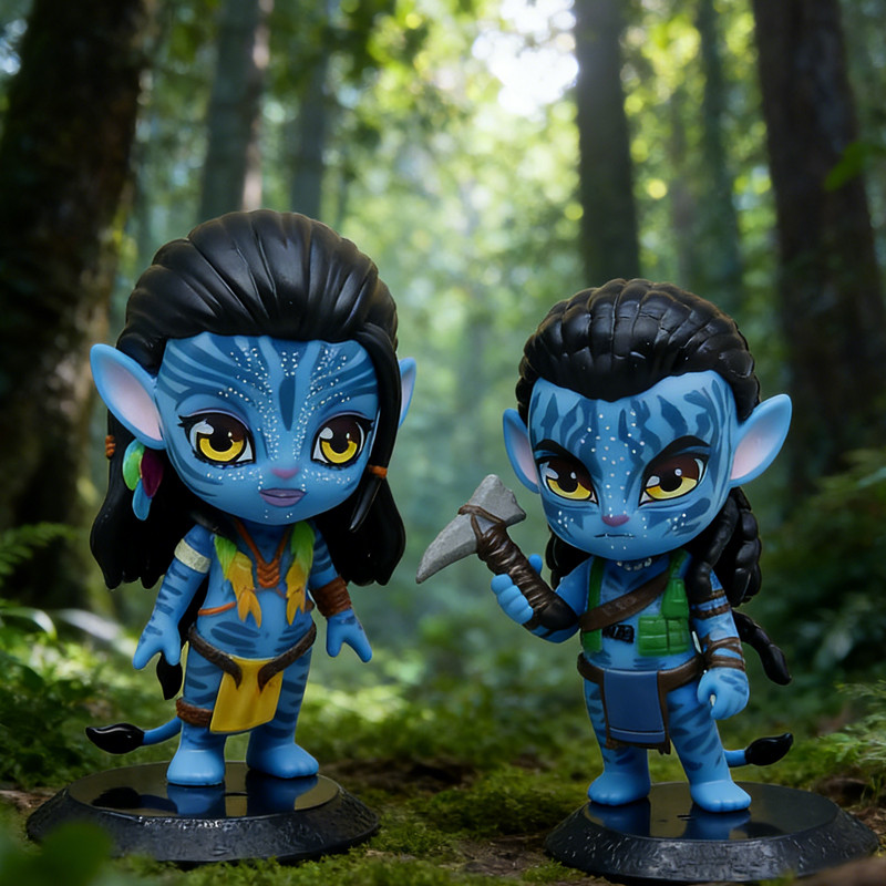 Avatar Fire and Ash Creative Action Figure Collection 6 ชิ้น Avatar 3 ของเล่นสําหรับของขวัญเด็ก