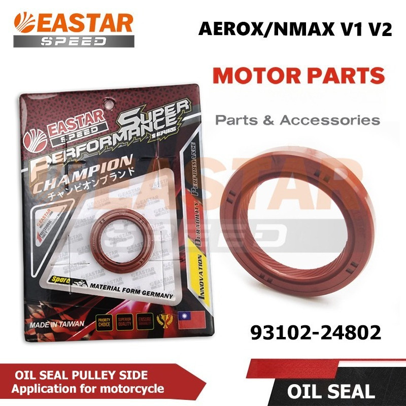 Eastar ซีลข้อเหวี่ยง, ซีลน้ำมัน, ซีลข้อเหวี่ยงข้างซ้าย AEROX/NMAX V1 V2 93102-24802 ของ