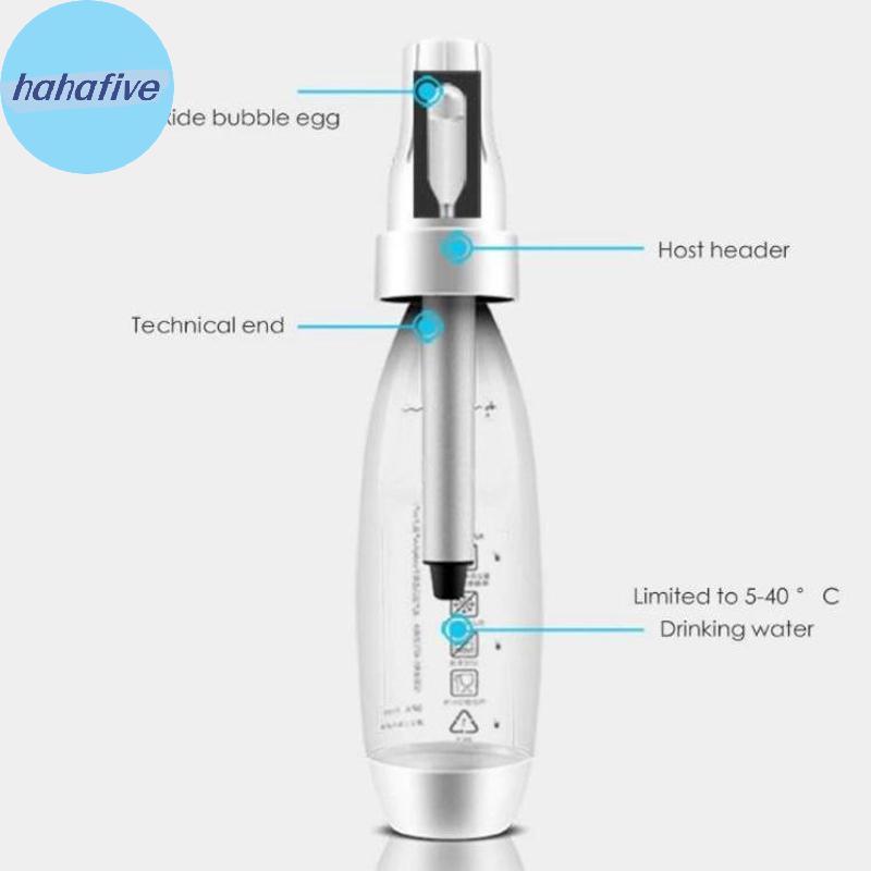 HAHA แบบพกพา Soda Maker Sodaplus ครัวเรือน 1L ประกายน้ําเครื่อง CO2 กระบอกเครื่อง Soda Stream Maker 