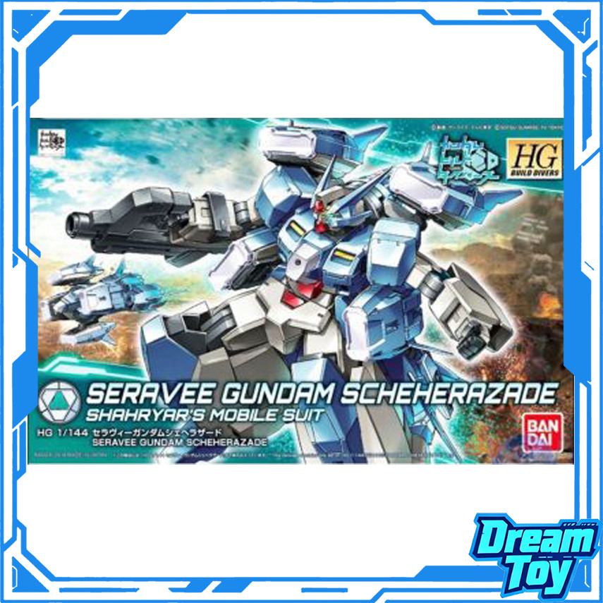 Bandai HG Seravee Gundam Scheherazade – สเกล 1/144 | กันดั้ม Build Divers | ชุดมือถือแบบกําหนดเองของ