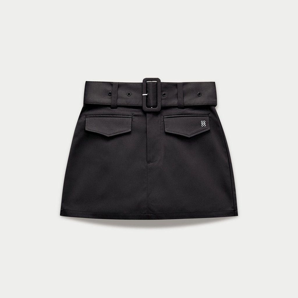 [Pomelo] กระโปรงแต่งเข็มขัด / Belted Skirt — صورة 5