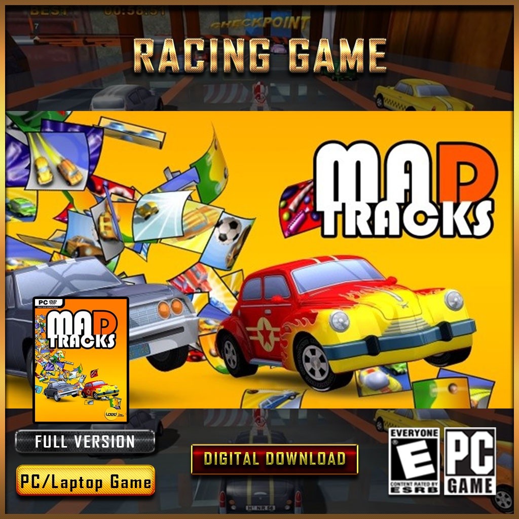Mad Tracks🔥Racing Games [PC GAME]🔥[ DIGITAL DOWNLOAD]🔥Kids-Adult Games🔥Cheap & Fast Service🔥