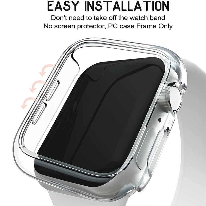 ฮาร์ดพีซีป้องกันกรณี for Apple Watch IWatch Ultra/SE 3 2 49mm Series 11 10 9 8 7 6 46 45 44 42 40มม อุปกรณ์ป้องกันหน้าจอ ราคา ถูกที่สุด ดีลบีเคเค แกลเลอรีภาพที่ 9