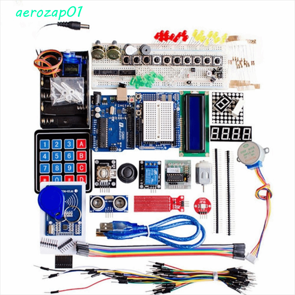AEROZAP Uno R3 โครงการ,ปุ่มเซ็นเซอร์ RFID Red Board Starter Kit สําหรับ Arduino Uno R3, Arduino Uno 