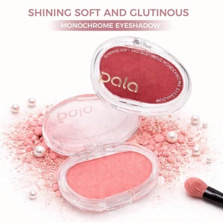 PALA อายแชโดว์ SHINING SOFT AND GLUTINOUS MONOCHROME EYESHADOW ปัดตา สีสวย ติดทน มีกลิตเตอร์ แบรนด์ไทย มีอ.ย.