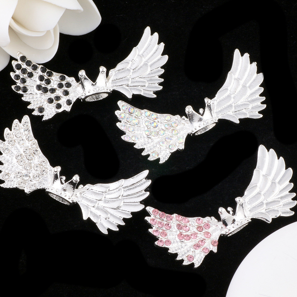 ลูกปัด Angel Wings Crown Wings Big Hole