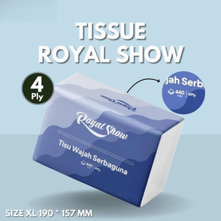 [10 PACKS] Facial Tissue Soft 4 ply 400 Lembar  Tisu Wajah / Tisu Muka / Tissu Royal Show
