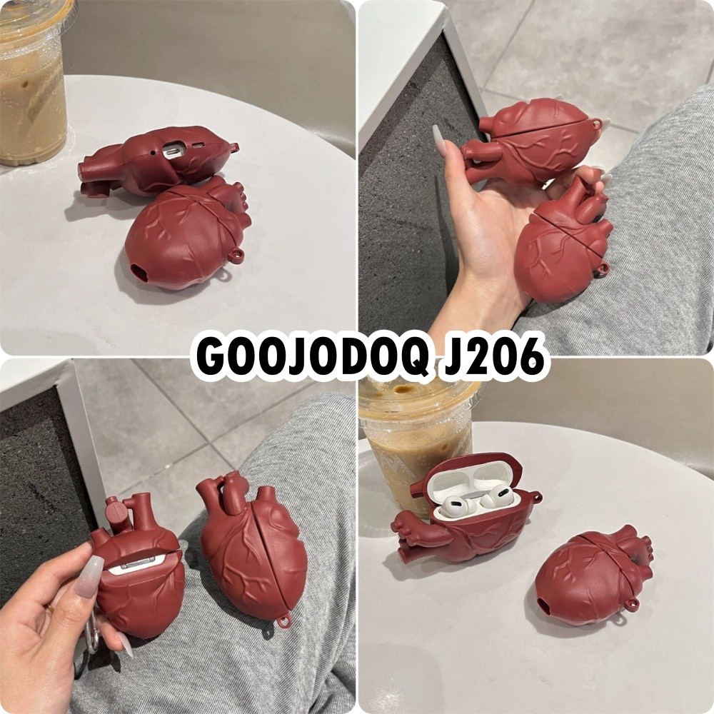 คุณภาพสูงสําหรับ GOOJODOQ J206 กรณีจําลองจัดแต่งทรงผมซิลิโคนอ่อนนุ่มหูฟังกรณีปลอกฝาครอบ