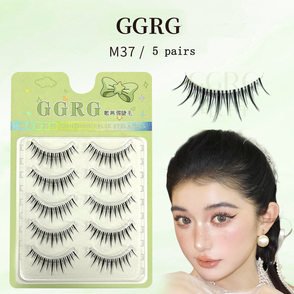 ขนตาปลอมอัพเกรดปีศาจน้อยสไตล์แต่งหน้า Bold Lashes Clear Stalk One Piece Lashes ธรรมชาติดูคนดังสไตล์เดียวกัน
