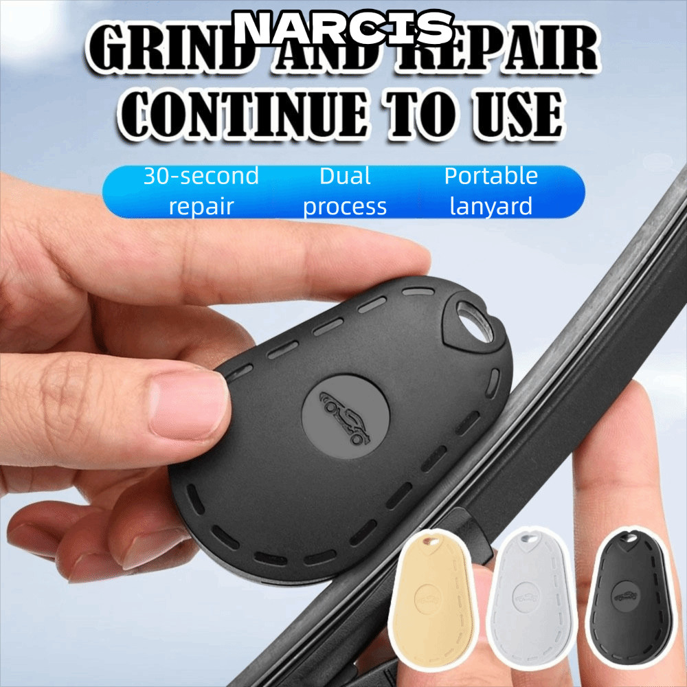 NARCIS Auto กระจก Wiper Refurbish เครื่องมือ,ซ่อมที่ปัดน้ําฝน Quick Automotive Wiper Repairer, Multi-function Universal กระจก Wiper Cleaner อุปกรณ์เสริมบํารุงรักษารถยนต์