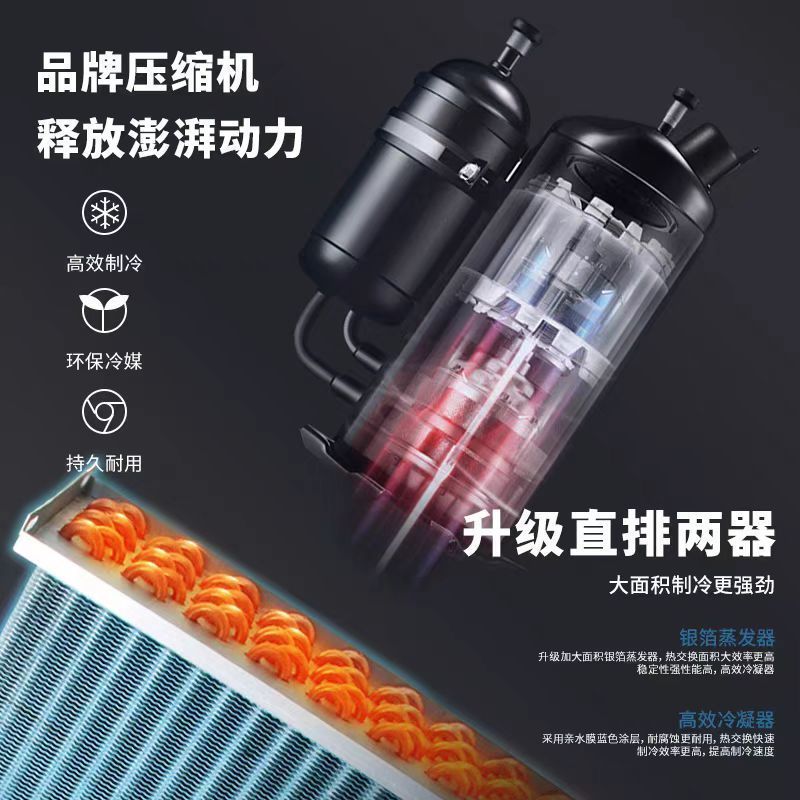 แอร์เคลื่อนที่ฉีก่าว 1.5HP แบบรวม ไม่ต้องติดตั้งภายนอก ใช้ในห้องครัว ขนาดเล็ก