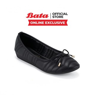 Online Exclusive Bata บาจา รองเท้าบัลเล่ต์แบบสวมสำหรับผู้หญิ…