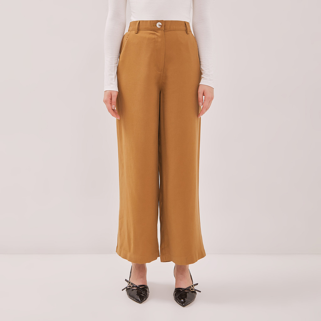 DUST Asian Brown Comfease Culottes (D.39142)