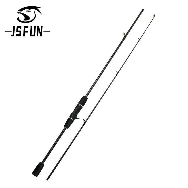Fiberglass Pure Black Lure Rod Adjustable Fishing Rod Vertical Style Fishing Tool Fishing Lure Rod